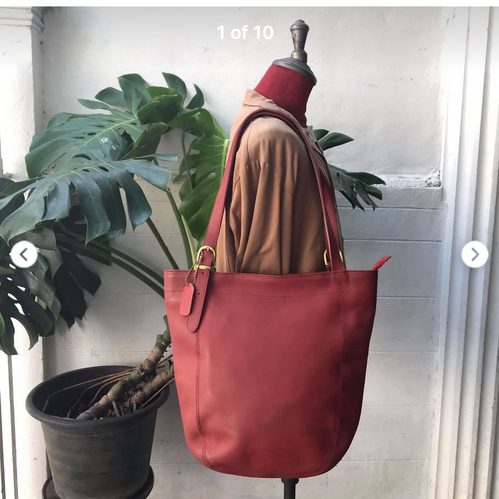 Elegant black  Leather Tote Bag